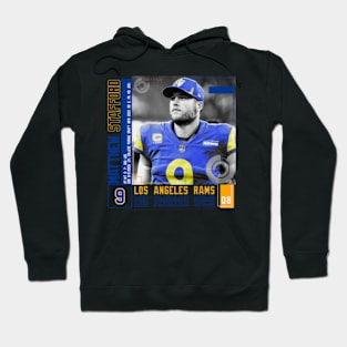 Matthew Stafford Paper Poster Hoodie